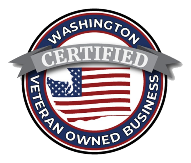 Washington State Certified Veteran-Owned Business seal